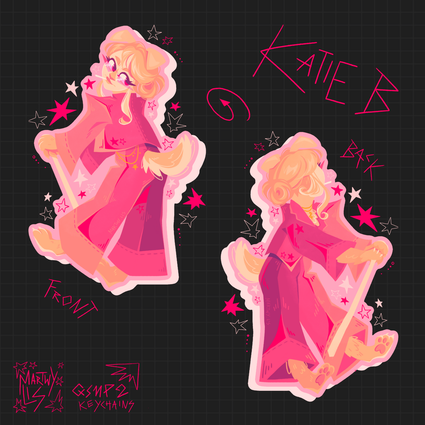 PREORDER Breloczek QSMP2 KatieB