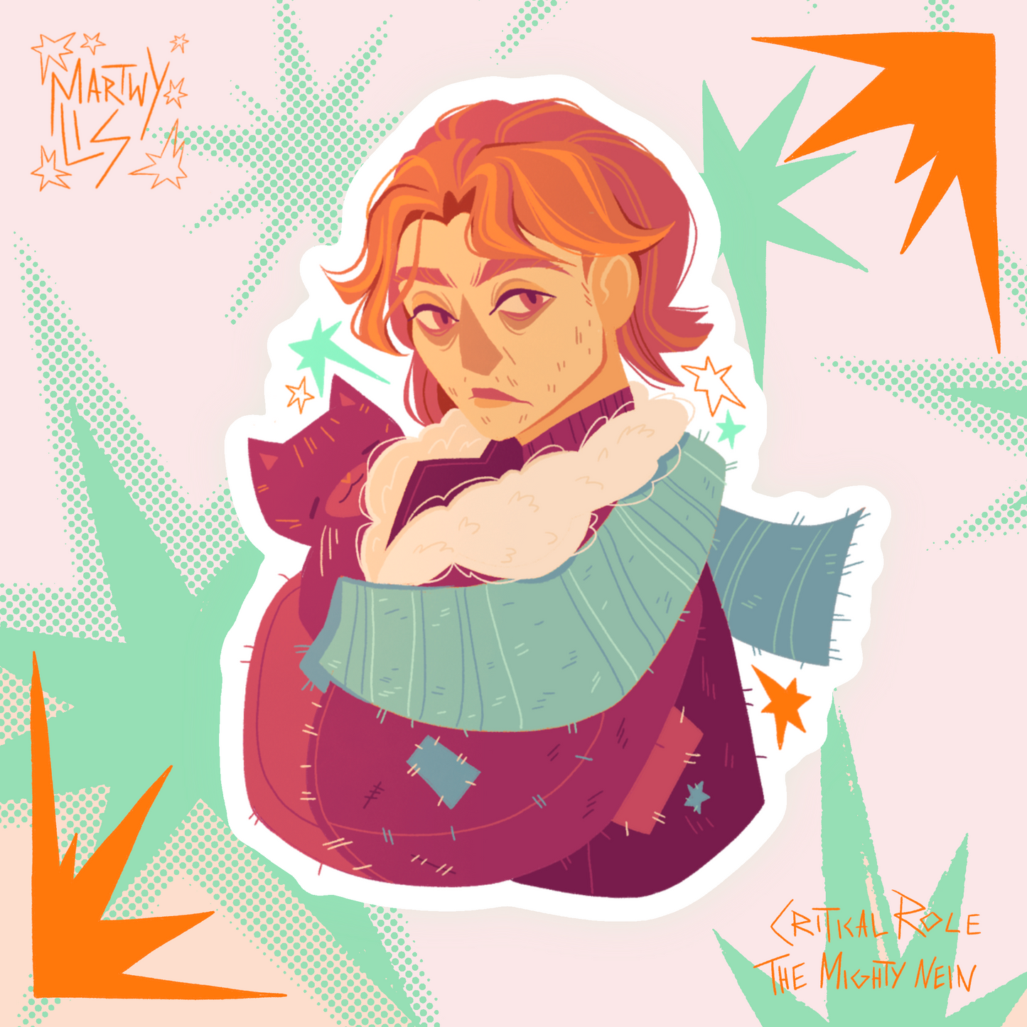 Naklejka Critical Role Caleb